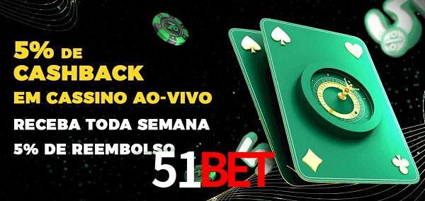 Promoções do cassino ao Vivo 51bet
